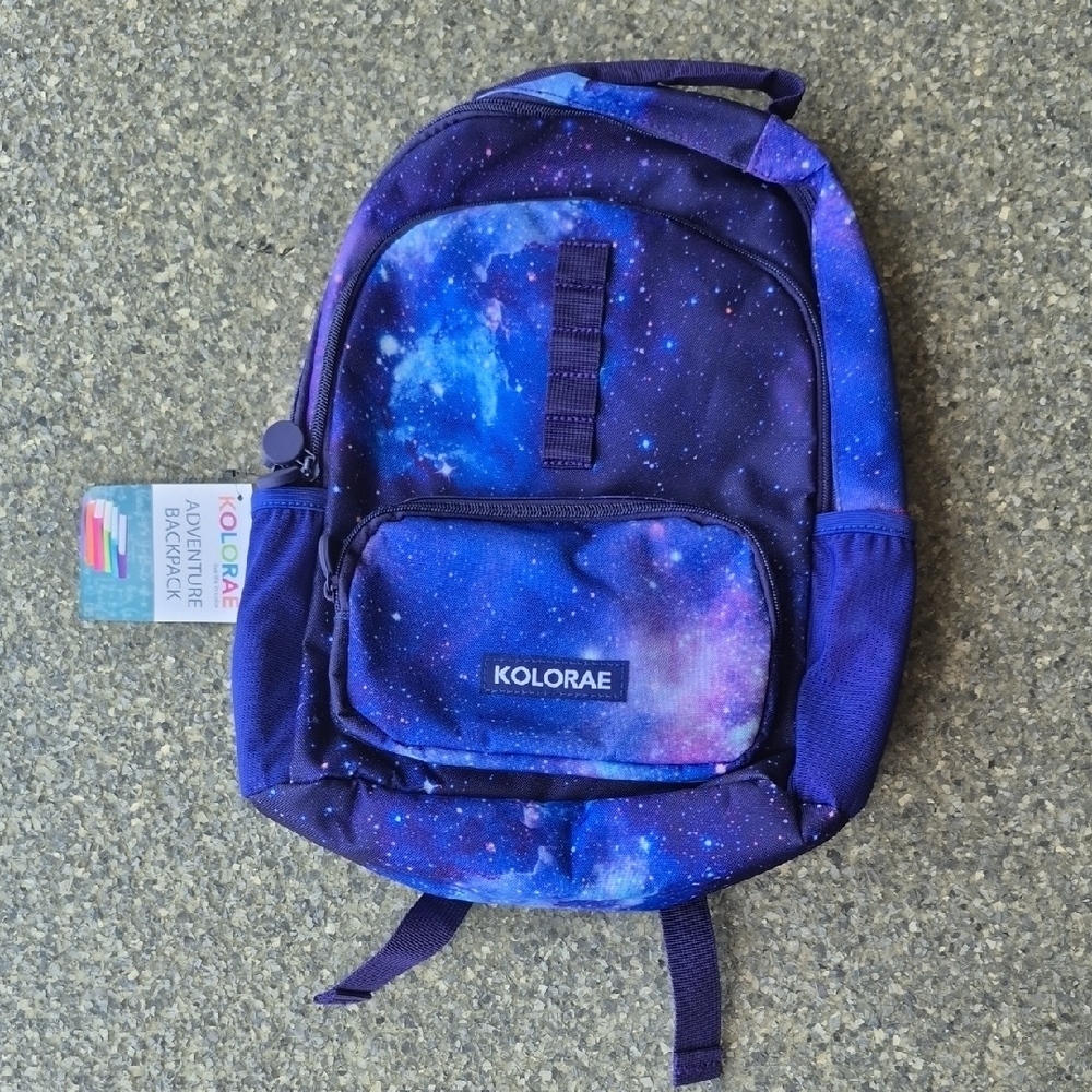 Kolor Kids Cosmic Adventure Backpack - Blue and Purple